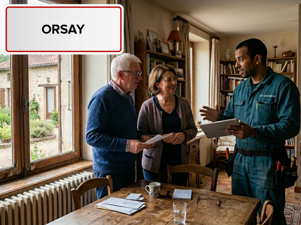 Installation de pompe à chaleur à Orsay (91400) dans l'Essonne