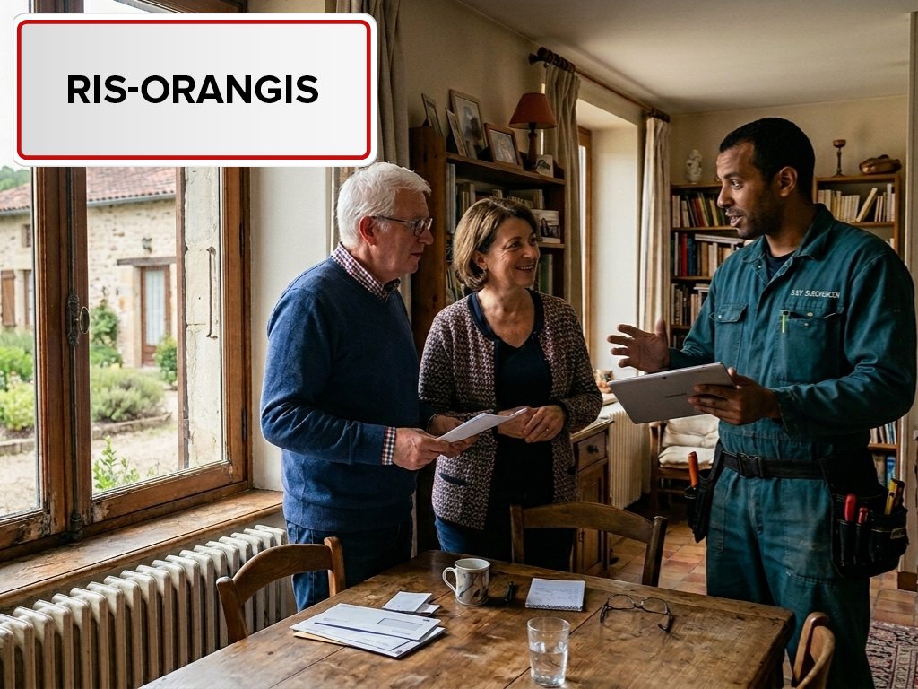 Installation de pompe à chaleur à Ris-Orangis (91130) dans l'Essonne