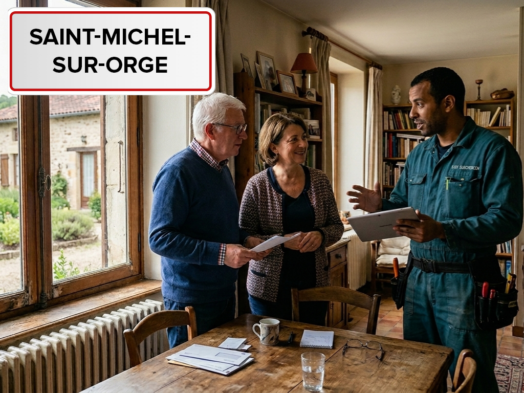 Installation de pompe à chaleur à Saint-Michel-sur-Orge (91240) dans l'Essonne